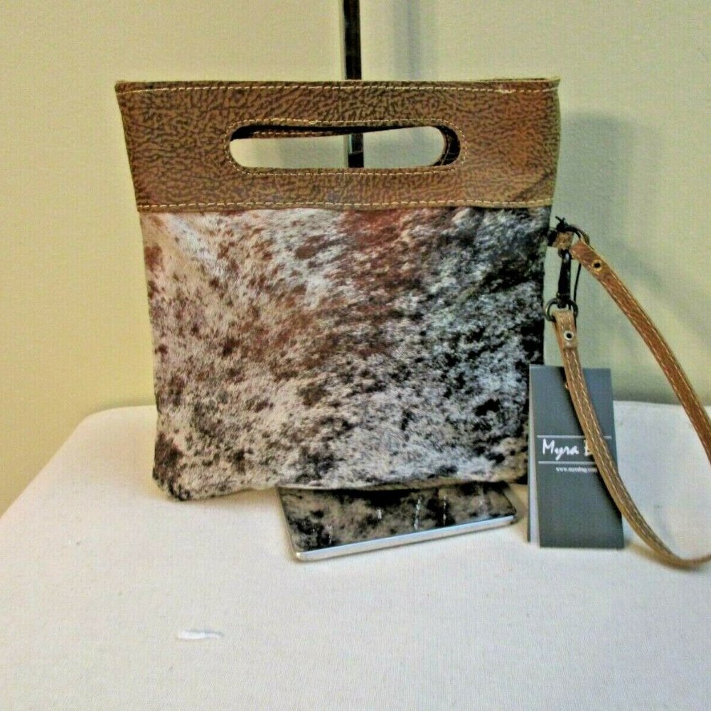 Myra Bag Entergentic Leather Clutch Wristlet